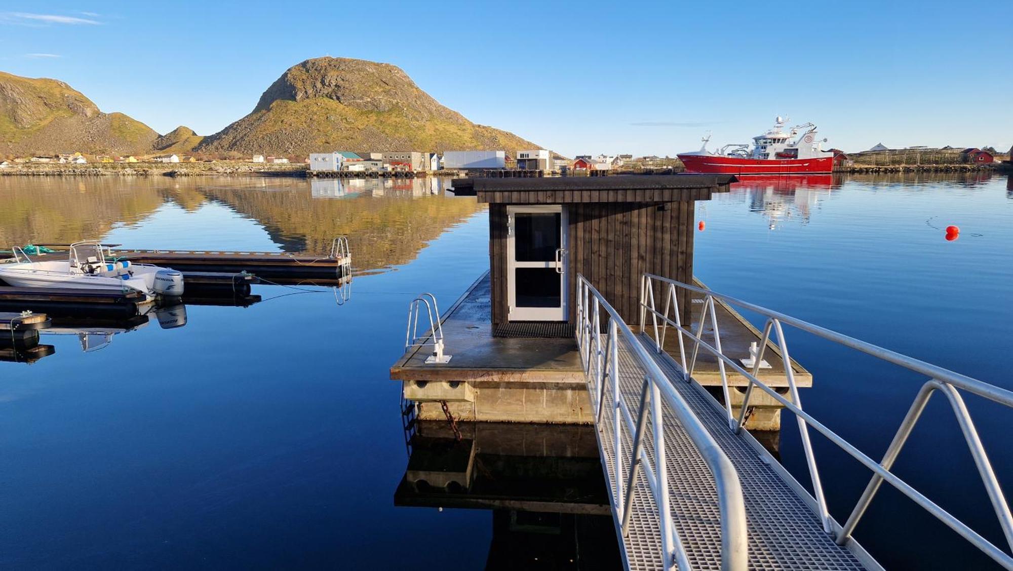 Appartamento Bensvik Brygge Vaeroy Esterno foto